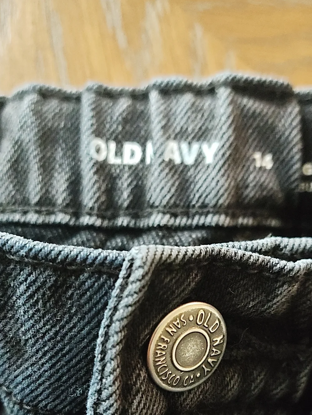 Old Navy Girl's Black Jeans with Subtle Stud Accents
